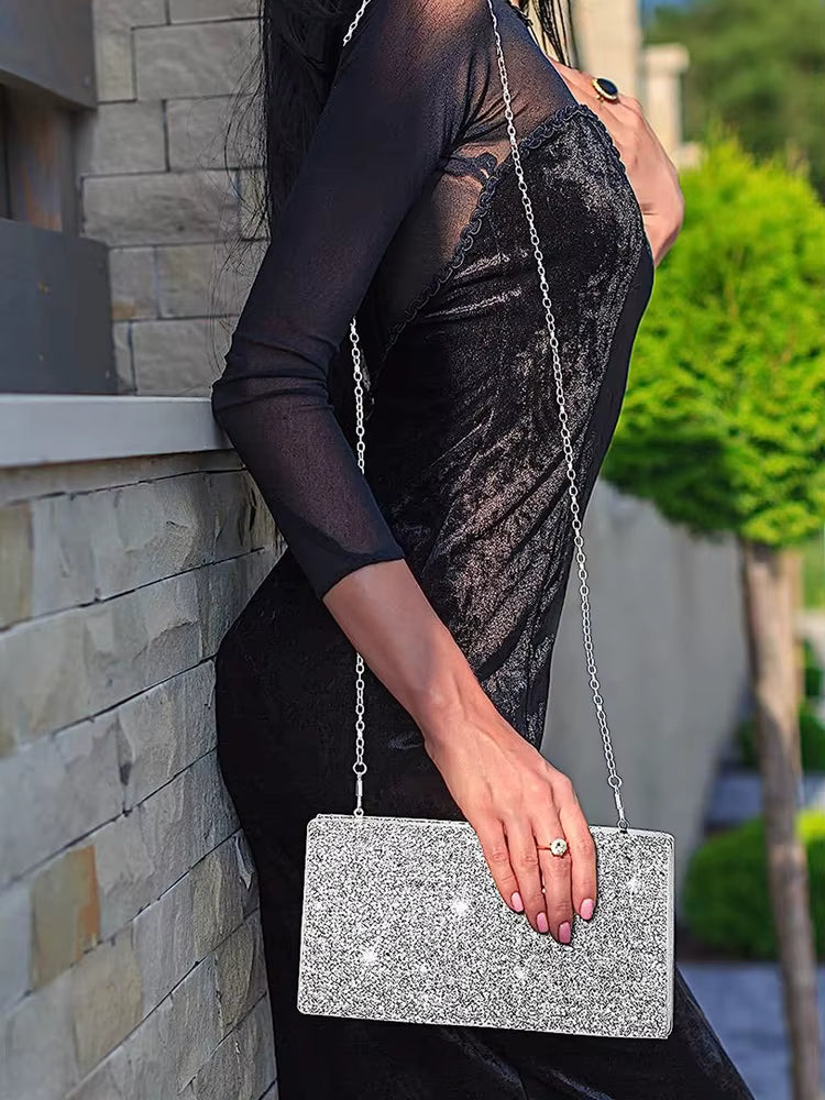 Pasión - Clutch Sofisticada con Efecto Brillante y Delicado