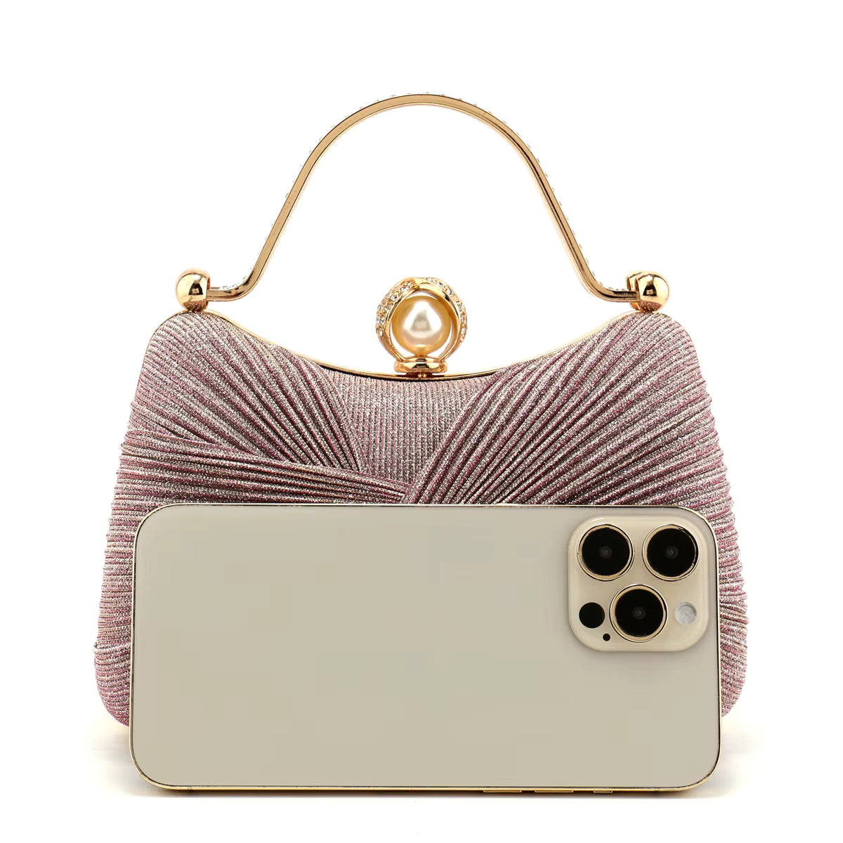 Aurora - Bolso de Noche con Brillo llamativo y Diseño moderno