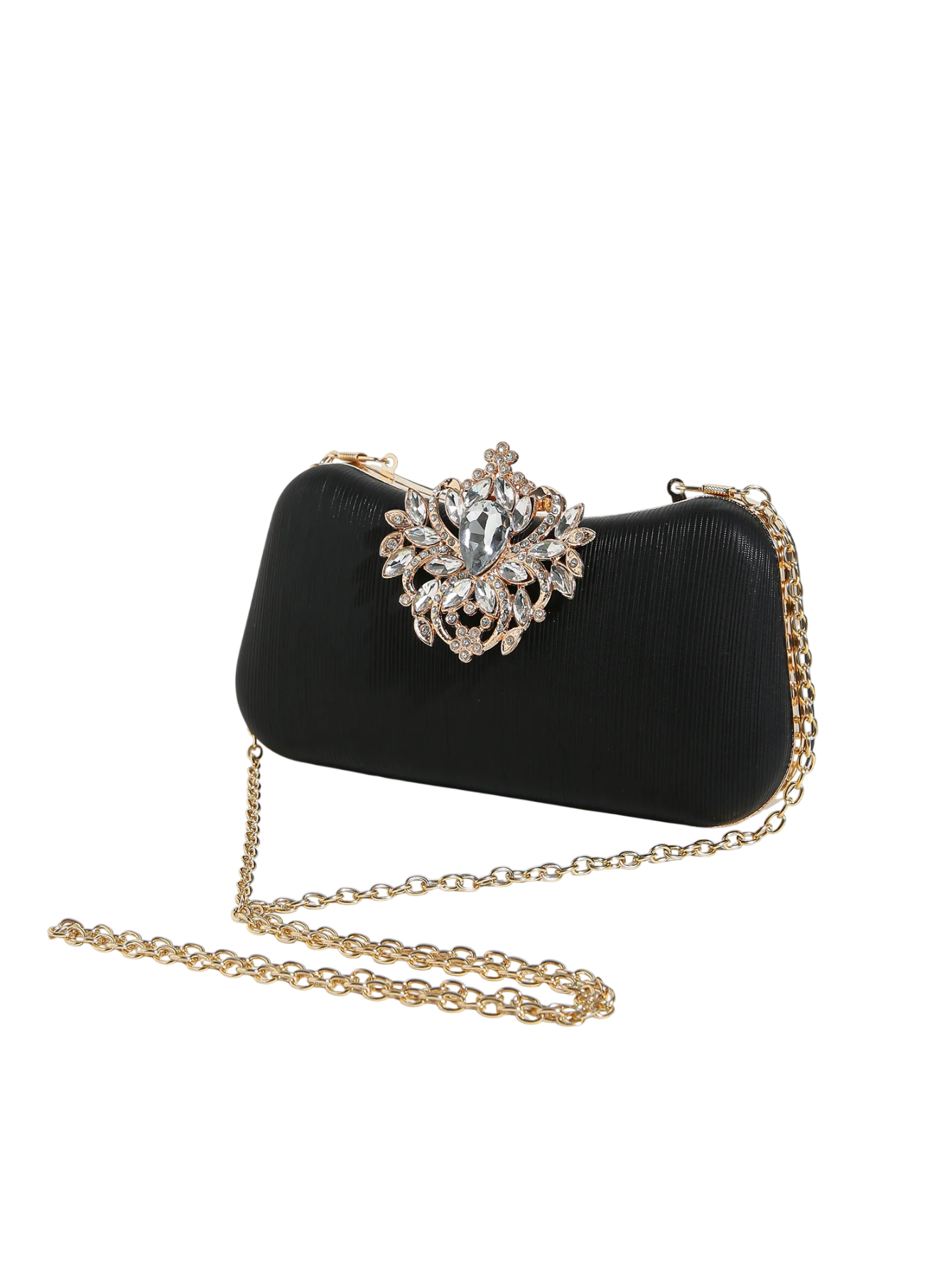 Lunéa -  Bolso Nocturno con Acabado Luminoso y Diseño Delicado