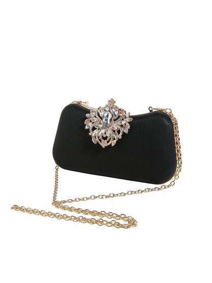 Lunéa -  Bolso Nocturno con Acabado Luminoso y Diseño Delicado