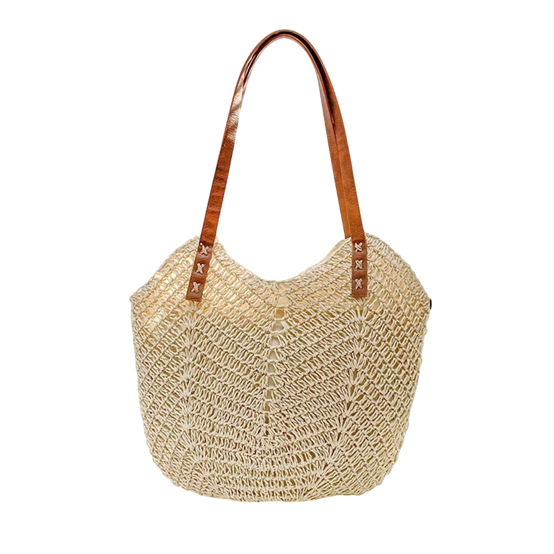 Zahara - Bolso de Playa Amplio con Diseño Artesanal y Sofisticado