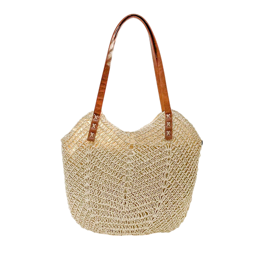 Zahara - Bolso de Playa Amplio con Diseño Artesanal y Sofisticado