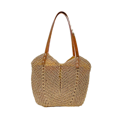 Zahara - Bolso de Playa Amplio con Diseño Artesanal y Sofisticado