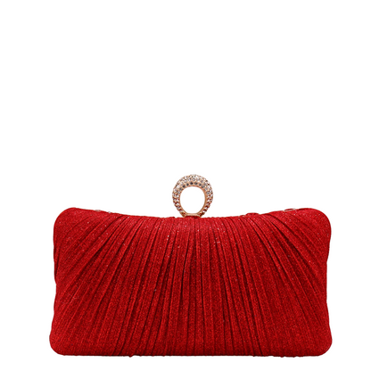 Valentia - Clutch de Noche con Brillo y Estilo Romántico
