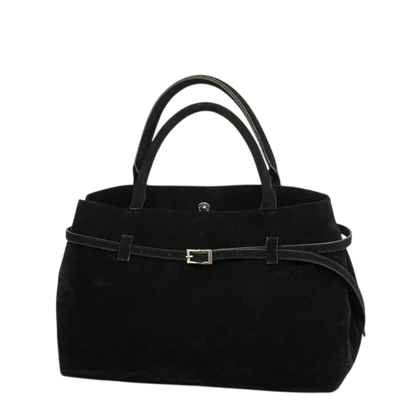 Almara - Bolso Tote de Gamuza con Hebilla y Gran Capacidad