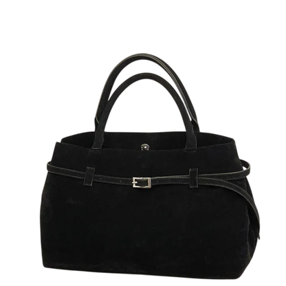 Almara - Bolso Tote de Gamuza con Hebilla y Gran Capacidad