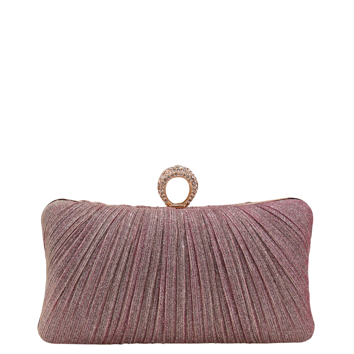 Valentia - Clutch de Noche con Brillo y Estilo Romántico