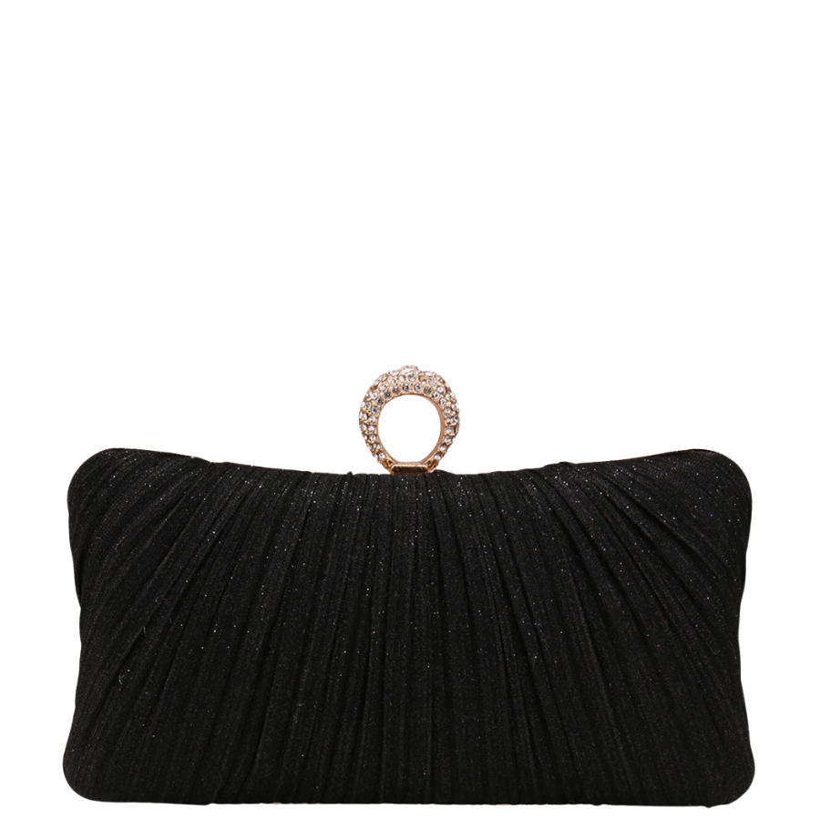 Valentia - Clutch de Noche con Brillo y Estilo Romántico