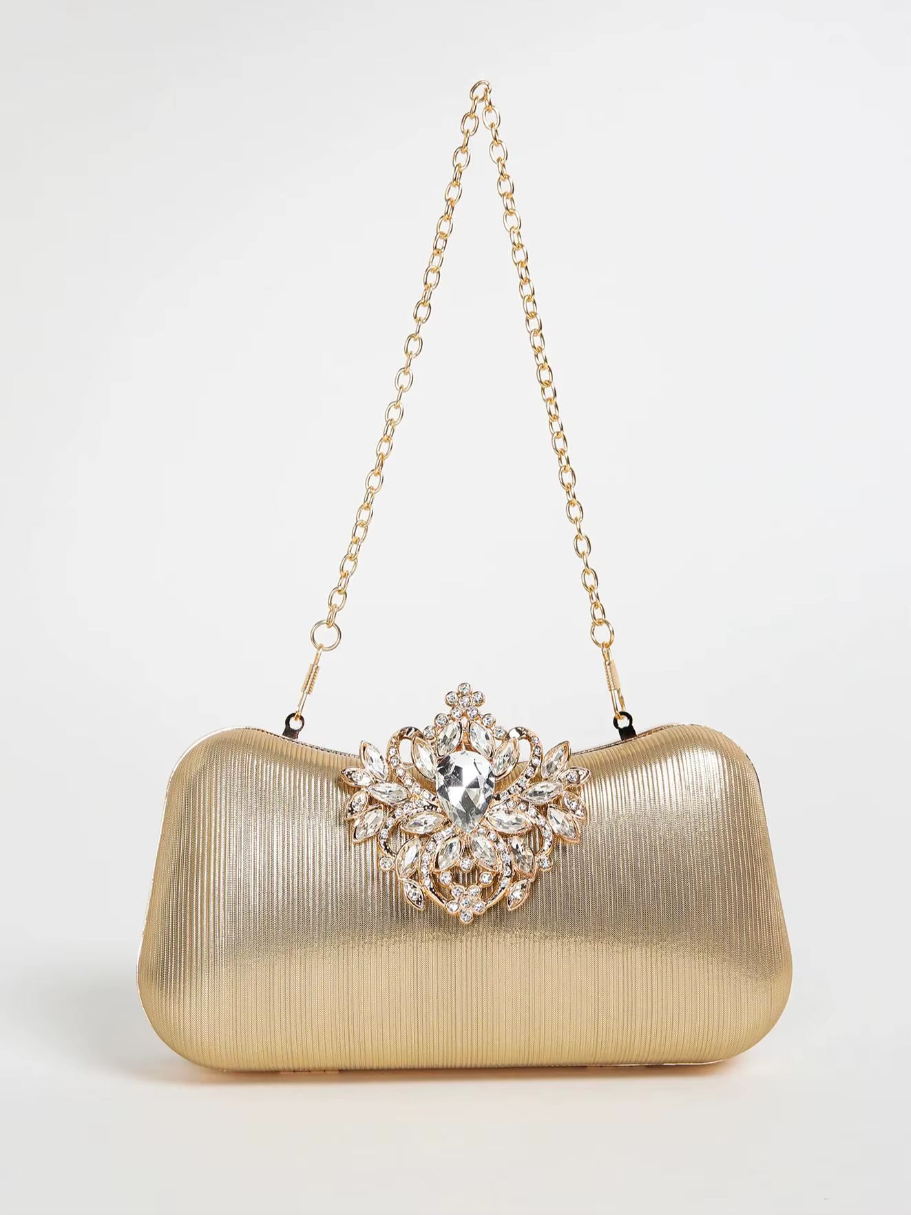 Lunéa -  Bolso Nocturno con Acabado Luminoso y Diseño Delicado