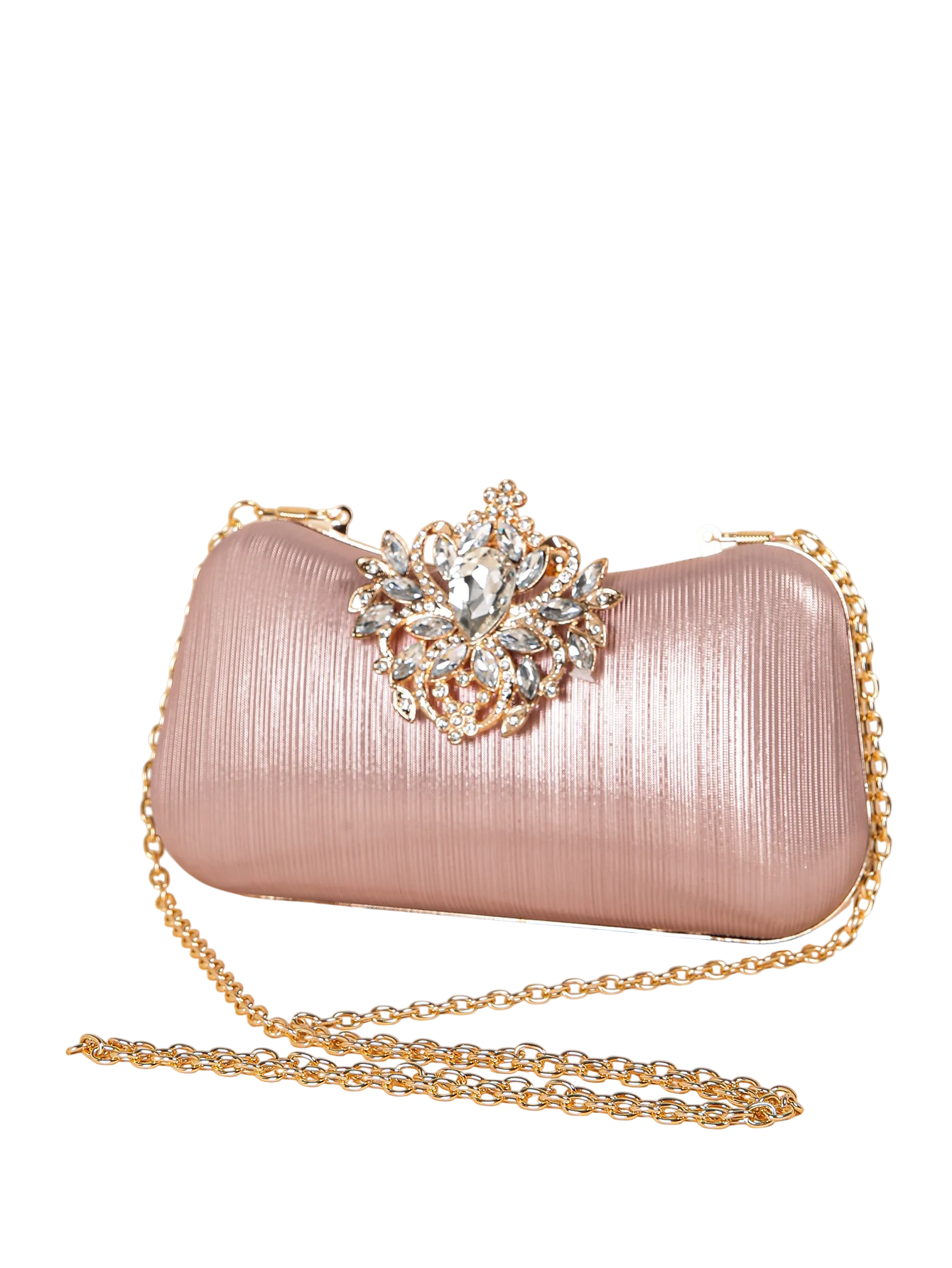 Lunéa -  Bolso Nocturno con Acabado Luminoso y Diseño Delicado