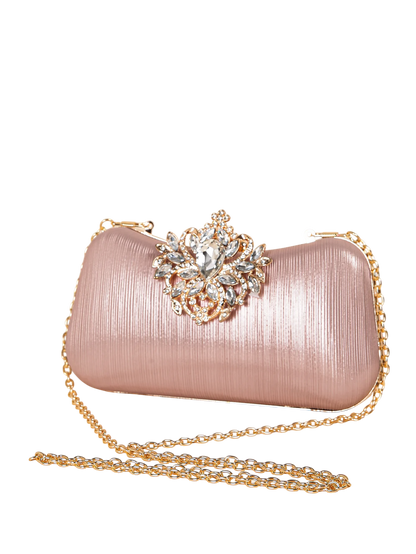 Lunéa -  Bolso Nocturno con Acabado Luminoso y Diseño Delicado